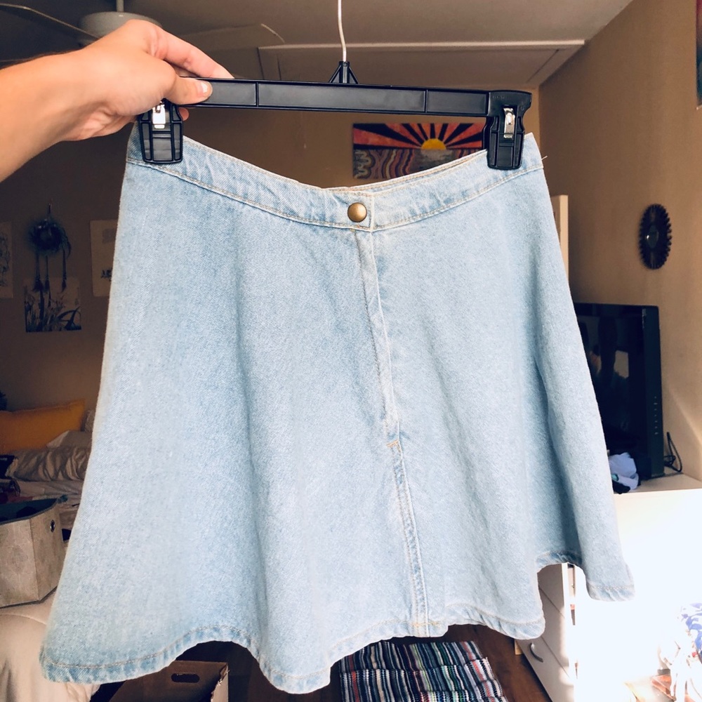 American Apparel Denim Skirt